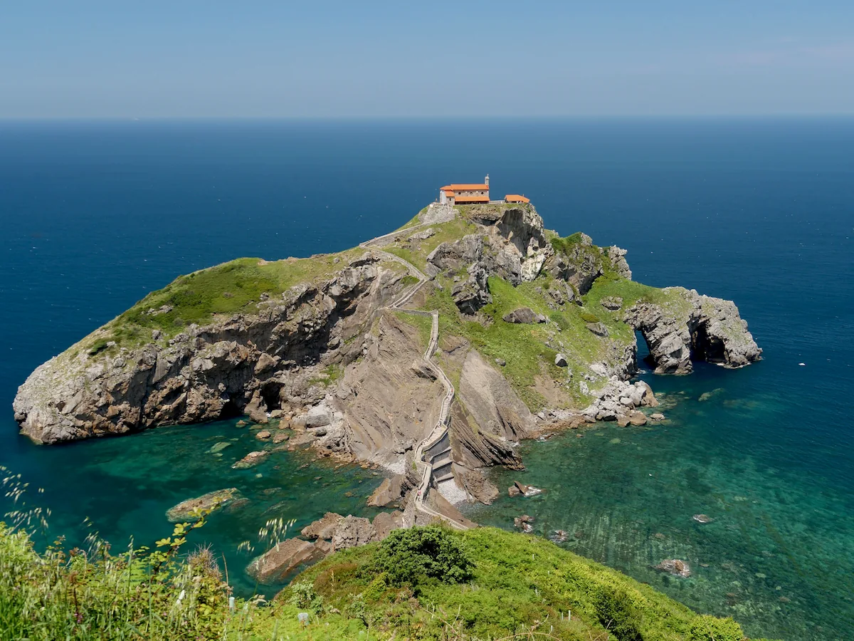 San Juan de Gaztelugatxe islet chapel near Bilbao
