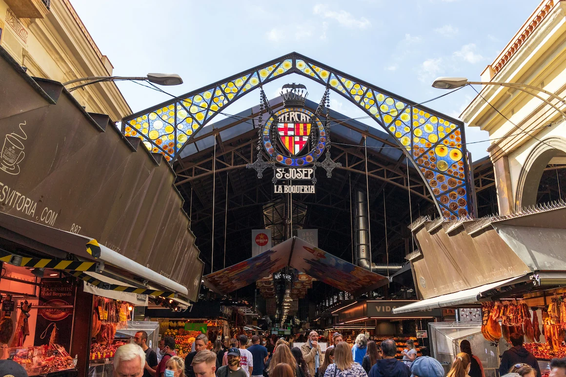 Market stall at La Boqueria, Barcelona