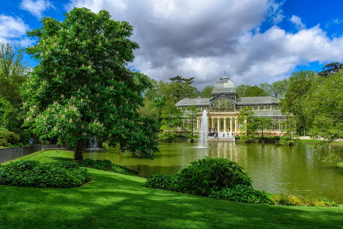 Crystal Palace in El Retiro park, Madrid