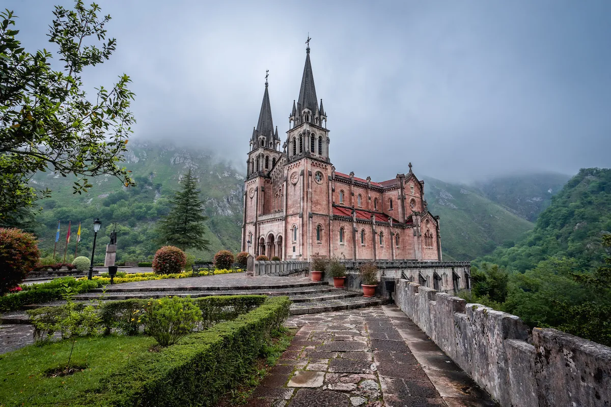 Santa Maria del Naranco, a UNESCO Pre-Romanesque monument overlooking Oviedo, Asturias